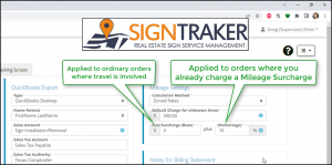 SignTraker Flexible Fuel Surcharge